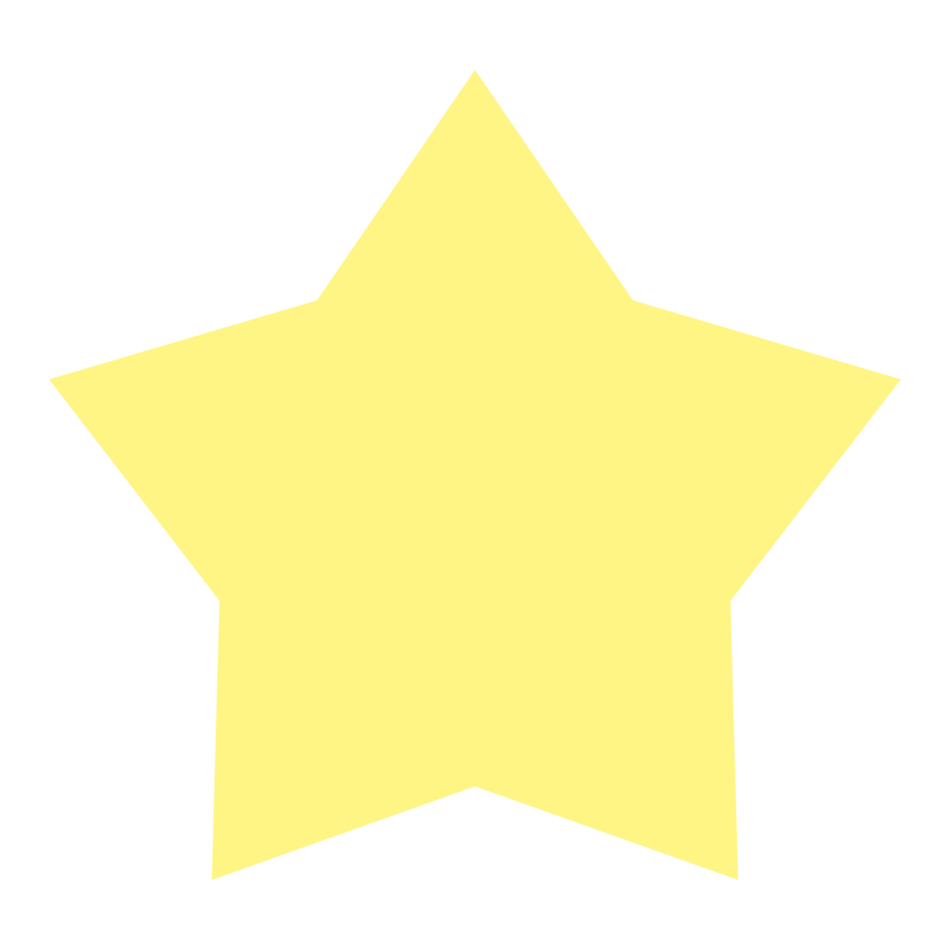 Yellow Star Shape Clipart - Free to use Clip Art Resource