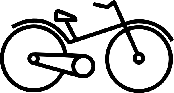 Bike Outline Clipart