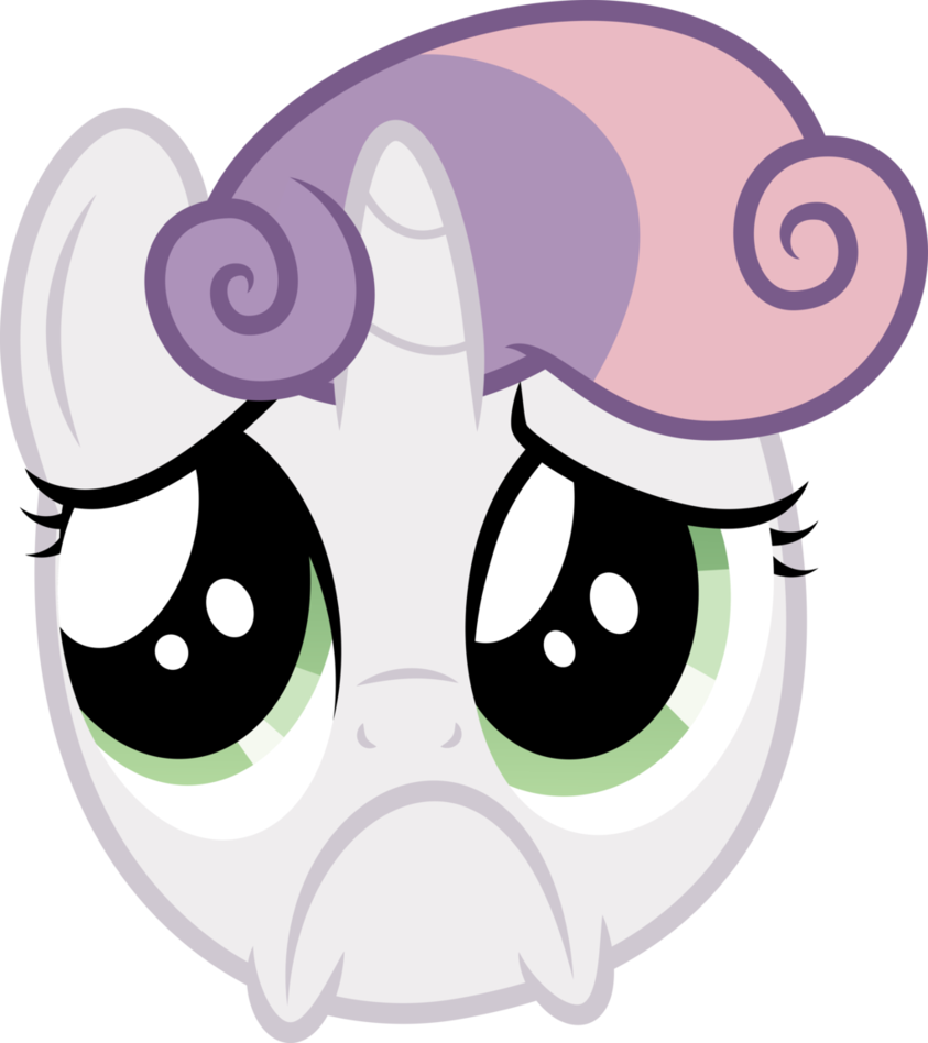 Sad Face Sweetie Bell