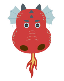 Printable Dragon Masks - Mr Printables