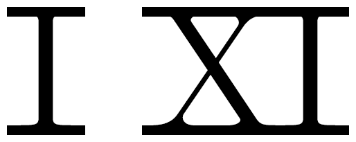 fonts - Roman numerals with over- and underline - TeX - LaTeX ...