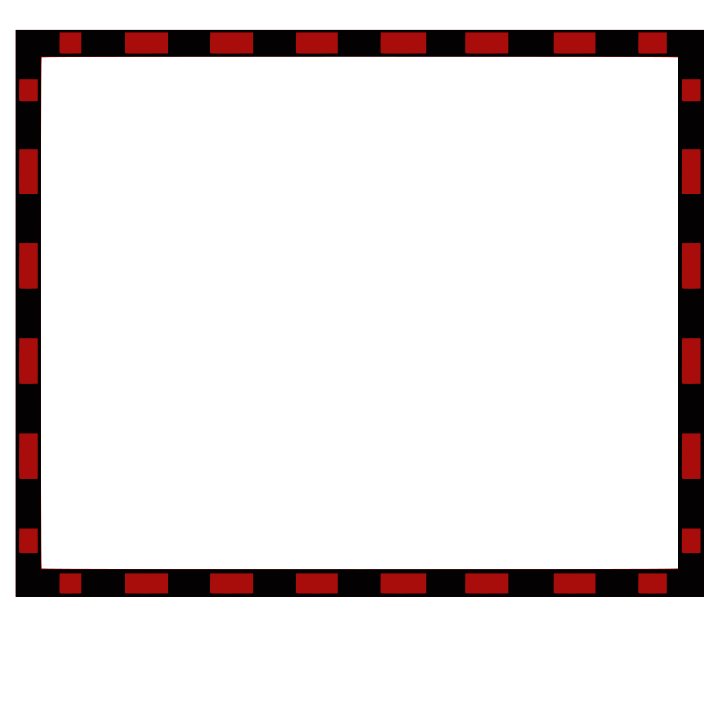 Black History Border Clipart