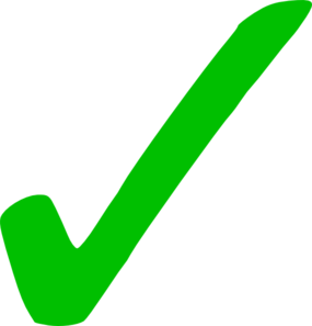 Transparent Green Checkmark Clip Art - vector clip ...