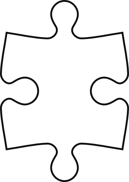 Puzzle Pieces Outline
