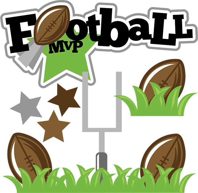 Football MVP SVG football svg file sports clipart cute clip art sports svg file