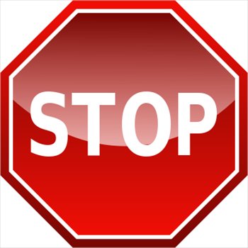 Free Stop Sign Clip Art