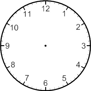 Analog Clock Clipart - Free Clipart Images