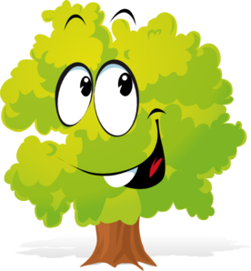Cartoon trees clipart