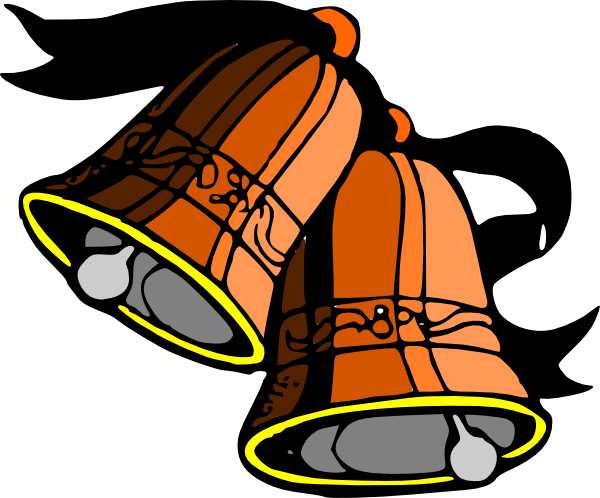 Cartoon christmas bell clipart
