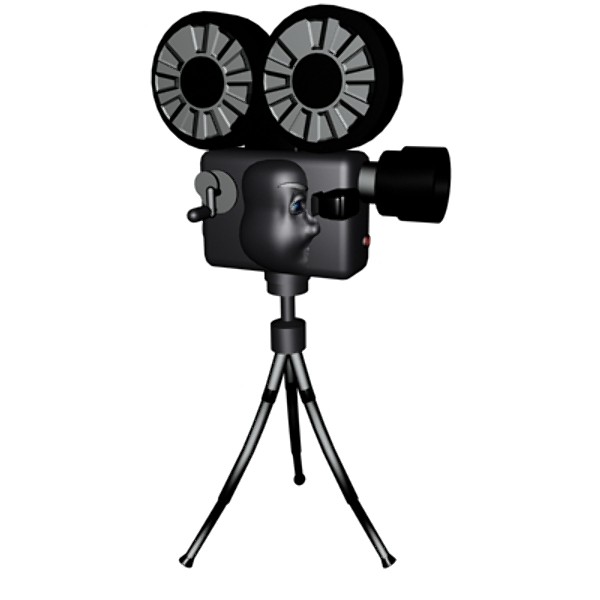 3D 3ds cartoon movie camera - ClipArt Best - ClipArt Best