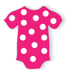 Girl Onesie Clipart