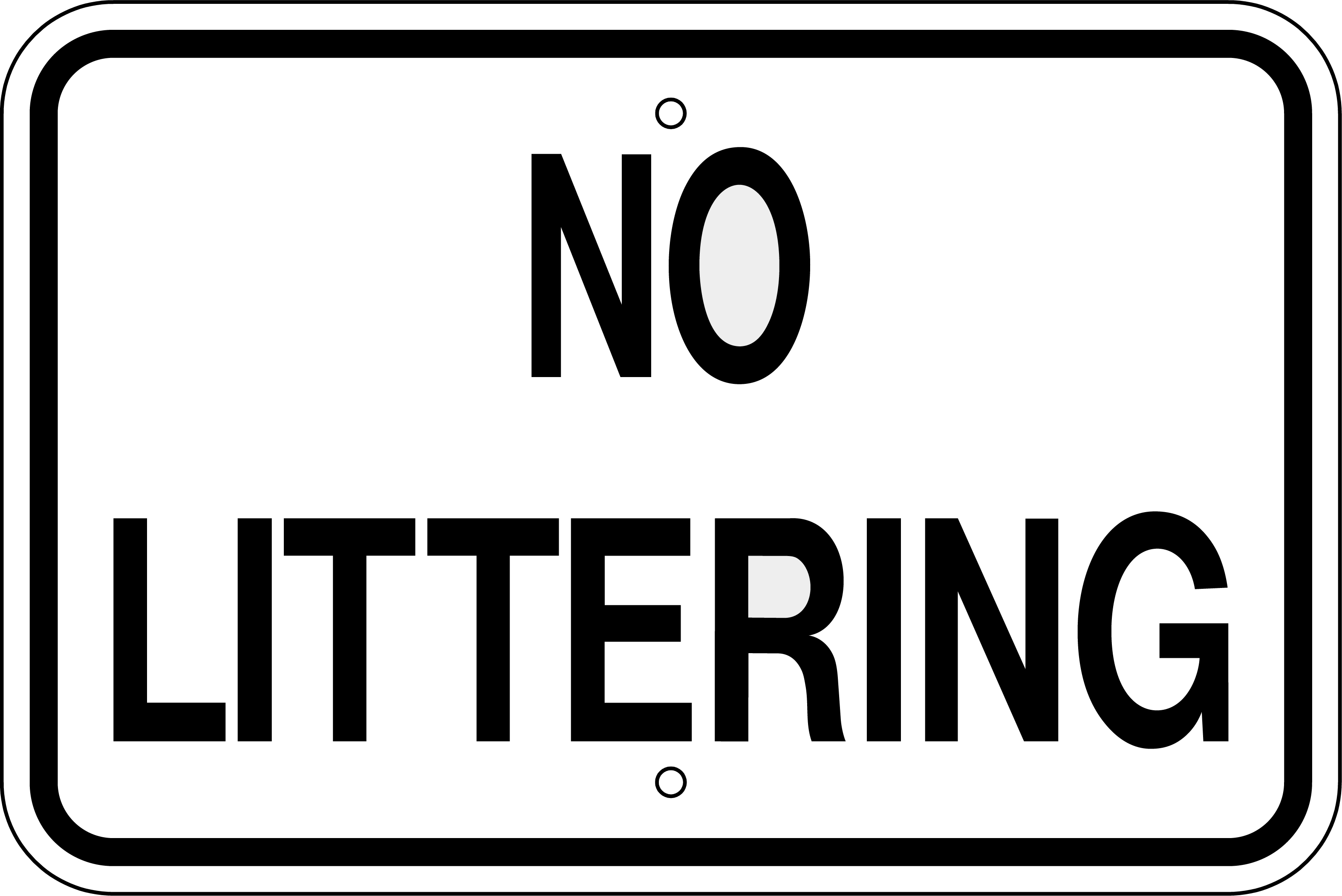 Logos For > No Littering Logo
