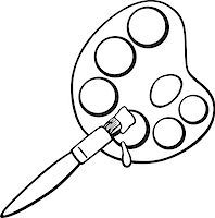 paint brush clip art - Black - Free Clipart Images