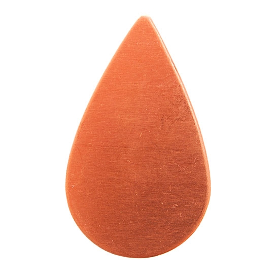 Copper Shape - Oval Teardrop - 3/4" x 1-1/4" - Cool Tools