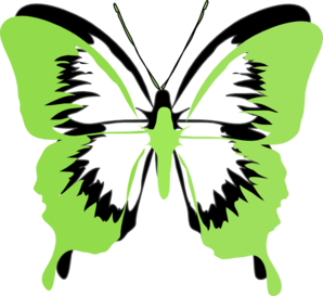 Green Butterfly Clipart - Free Clipart Images