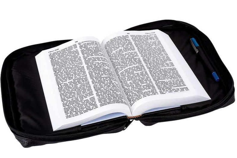 Holy Bible Cover Black Solid Genuine Leather Book Case Tote Bag ...