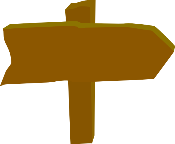 Wood Sign Post Direction Clip Art Vector Clip Art Online ...