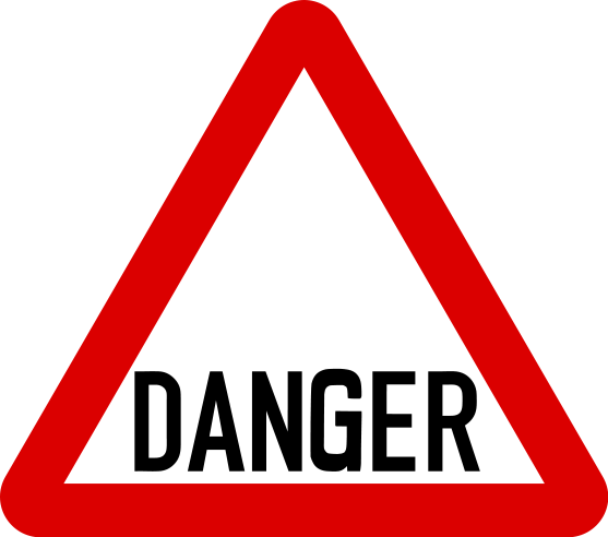 Singapore Road Signs - Warning Sign - Danger.svg