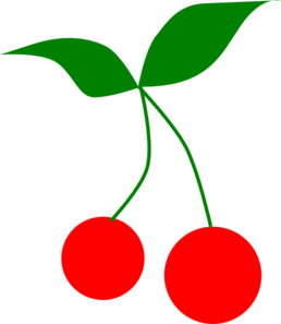 Cherry clip art - vector clip art online, royalty free & public domain
