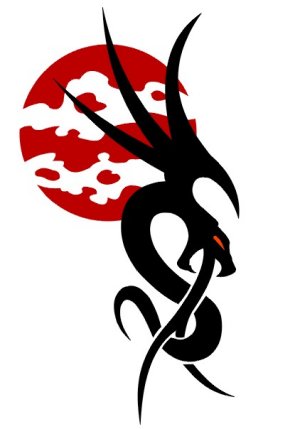 Free tribal dragon tattoo designs in several galleries. Picture 3.