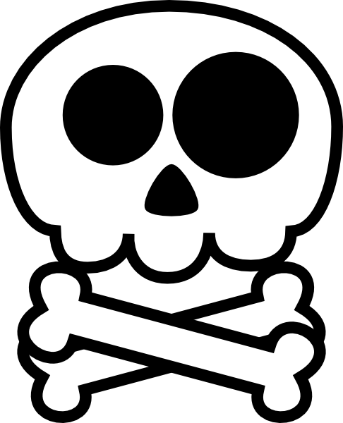 Simple Skull Cartoon - ClipArt Best