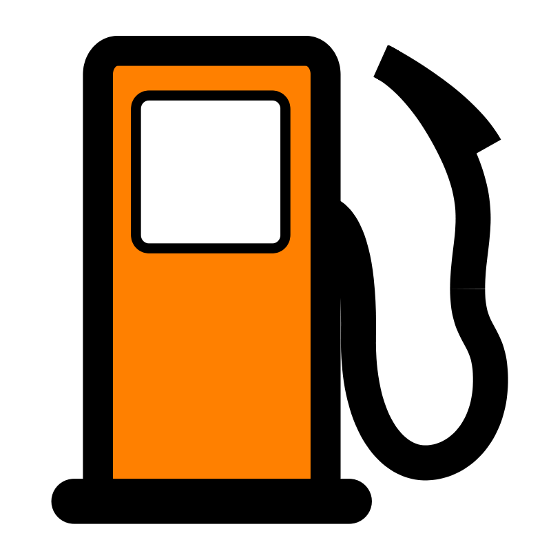Fuel pump map POI Free Vector