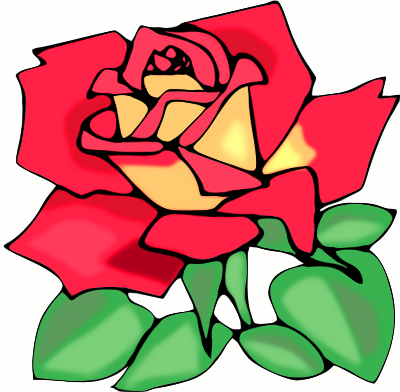 Free Rose Clipart - Public Domain Flower clip art, images and graphics