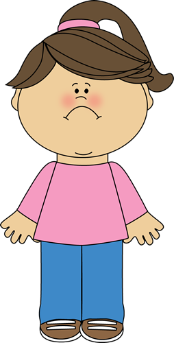 Sad Girl Clip Art - Sad Girl Image