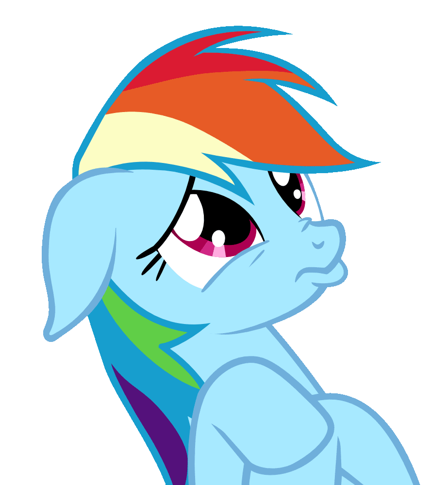 Rainbow Dash: transparent - MyLittleFaceWhen - ClipArt Best ...