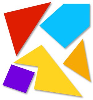 5 Piece Tangram Printable Worksheet - Bresaniel™ Consulting Ltd ...