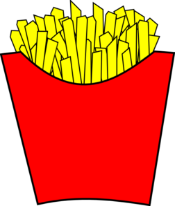 French Fries Modern clip art - vector clip art online, royalty ...
