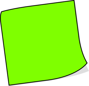 Sticky Note Vector