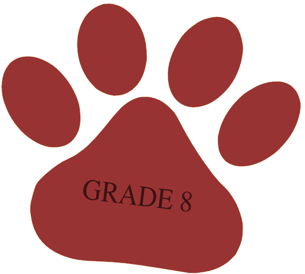 Pomegranate Paw / Dark-grey Grade 8 clip art - vector clip art ...