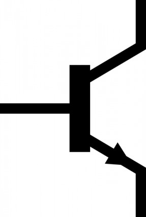 Npn Transistor Symbol Alternate clip art Free vector in Open ...