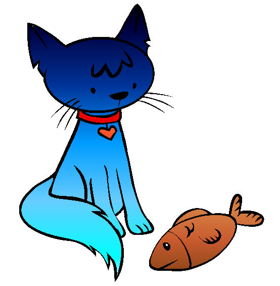 I did not draw" Cute Cat by DogLover123