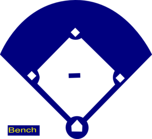 Black And White Baseball Field Clipart - Free ...
