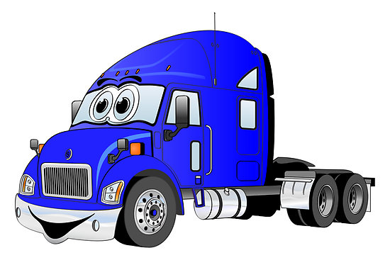 Freightliner 18-wheeler Clipart