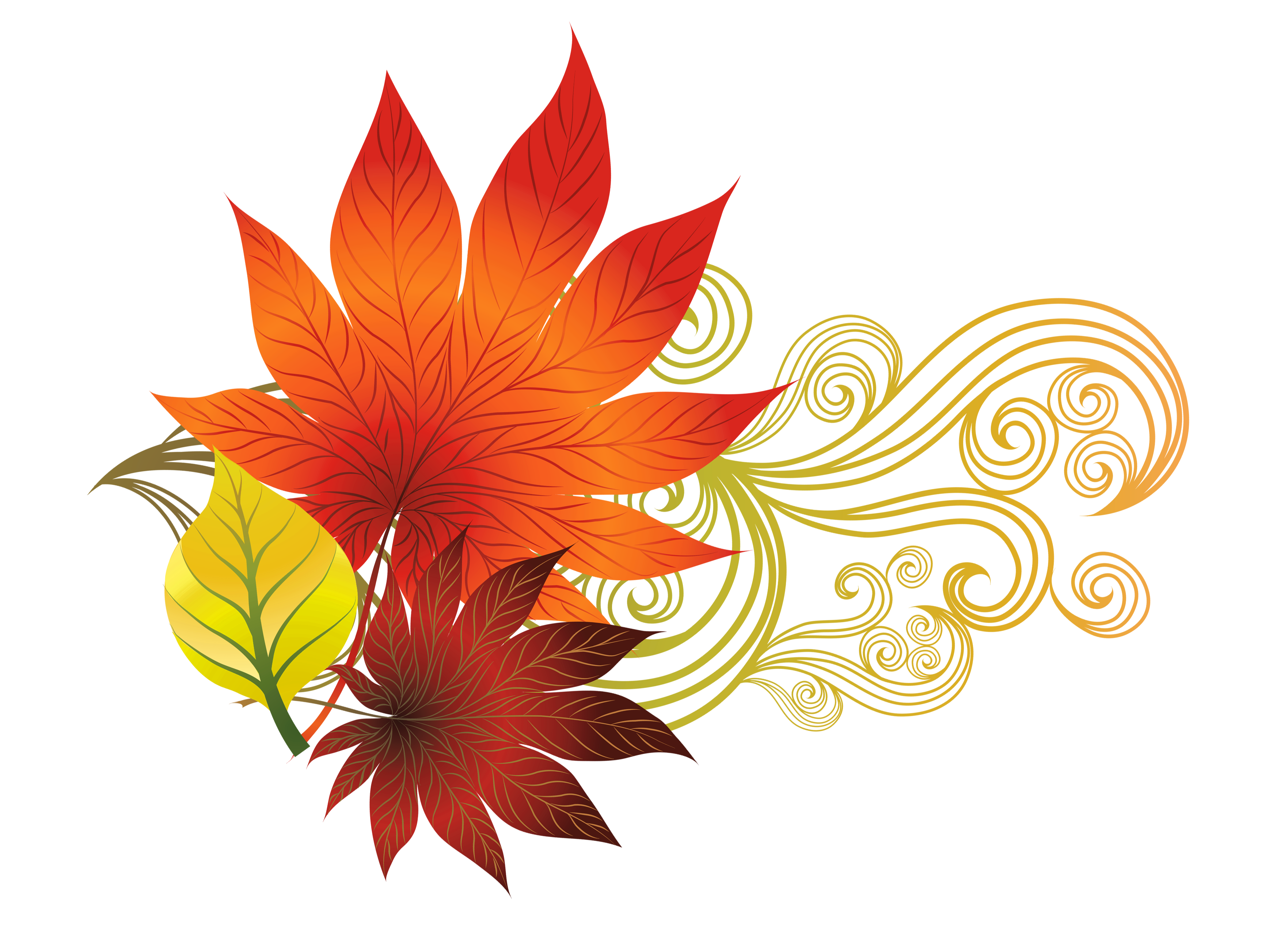 Fall leaves falling leaves clip art at vector clip art clipartcow ...