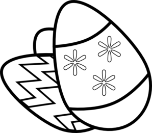 Easter Black And White Clipart