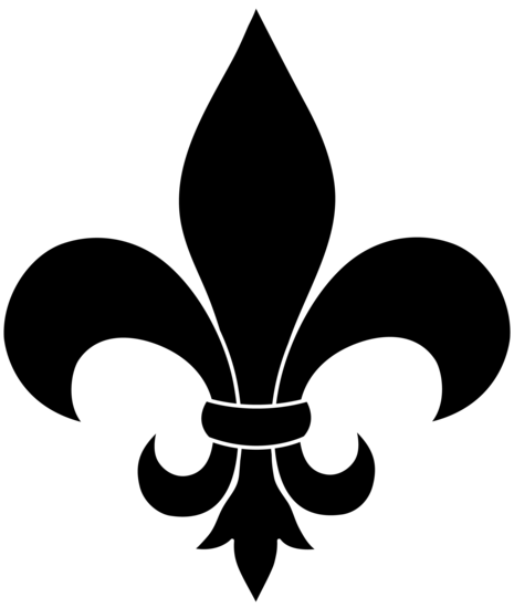 Saints Fleur De Lis Stencil