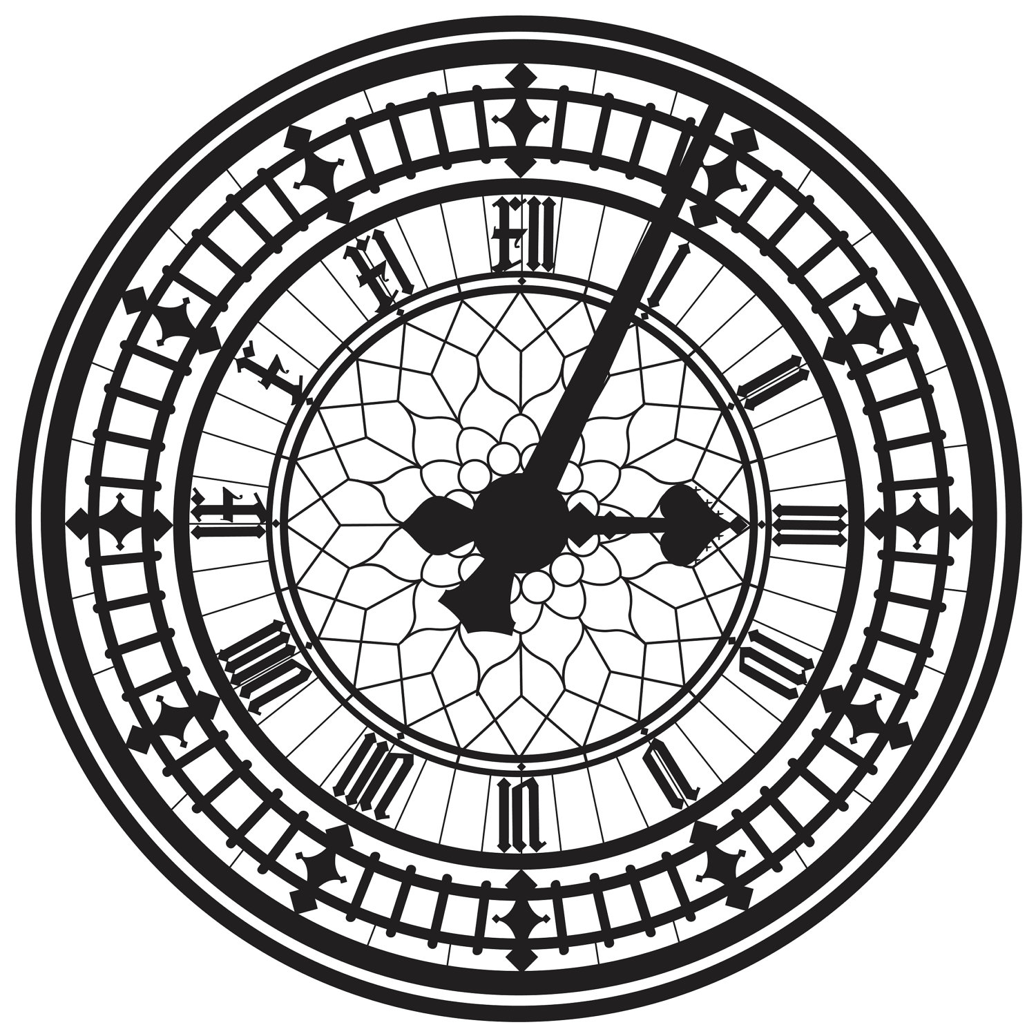 Drawing Of Big Ben Clock - ClipArt Best