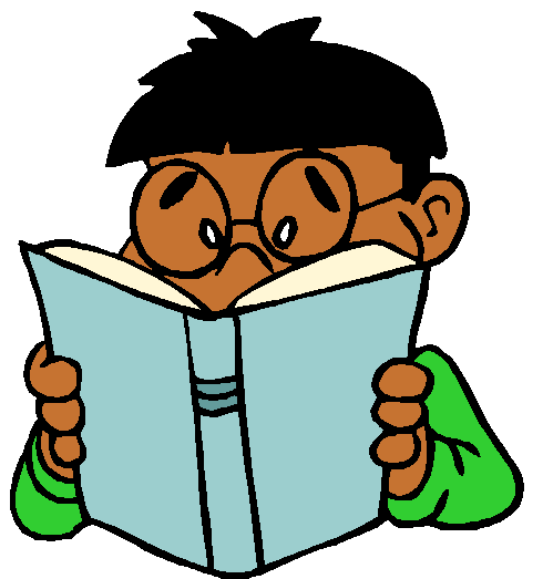 Child reading free clip art children reading books
