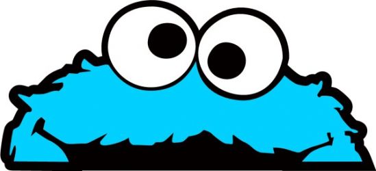 Cookie monster cookie clipart