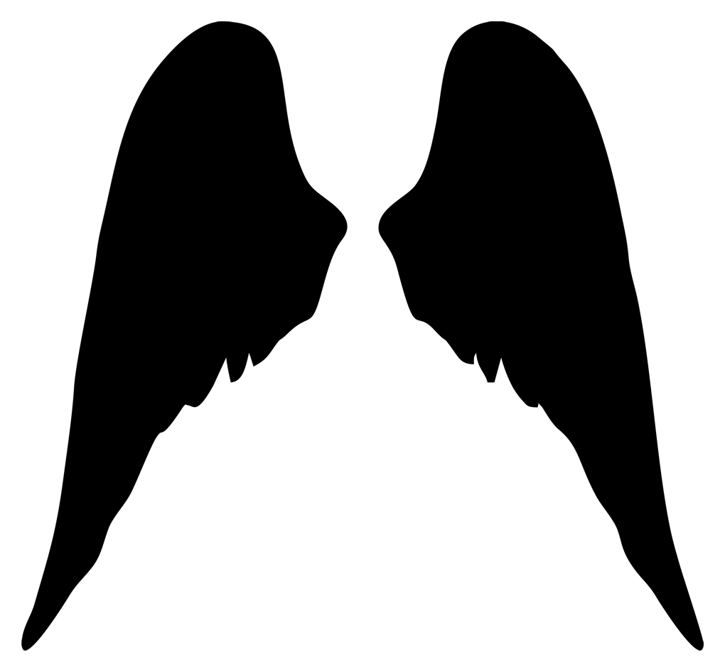 Angel Wing Stencil