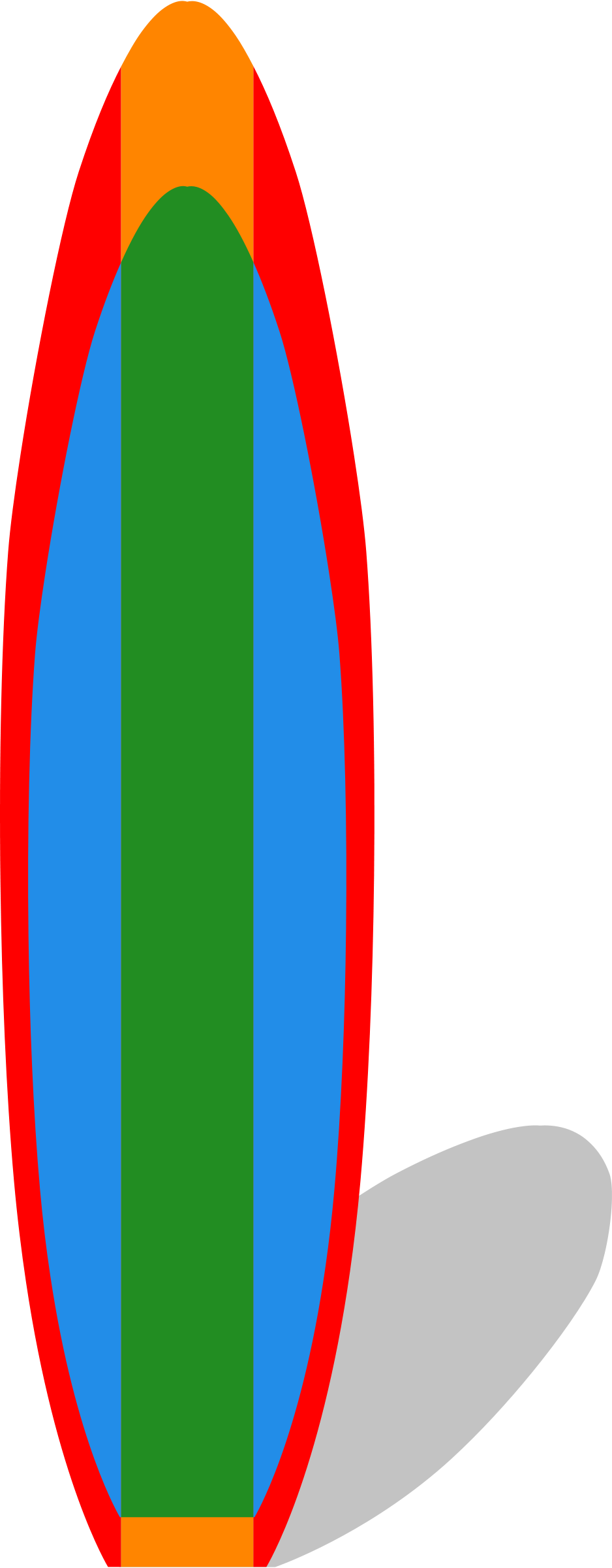 Surf board clip art
