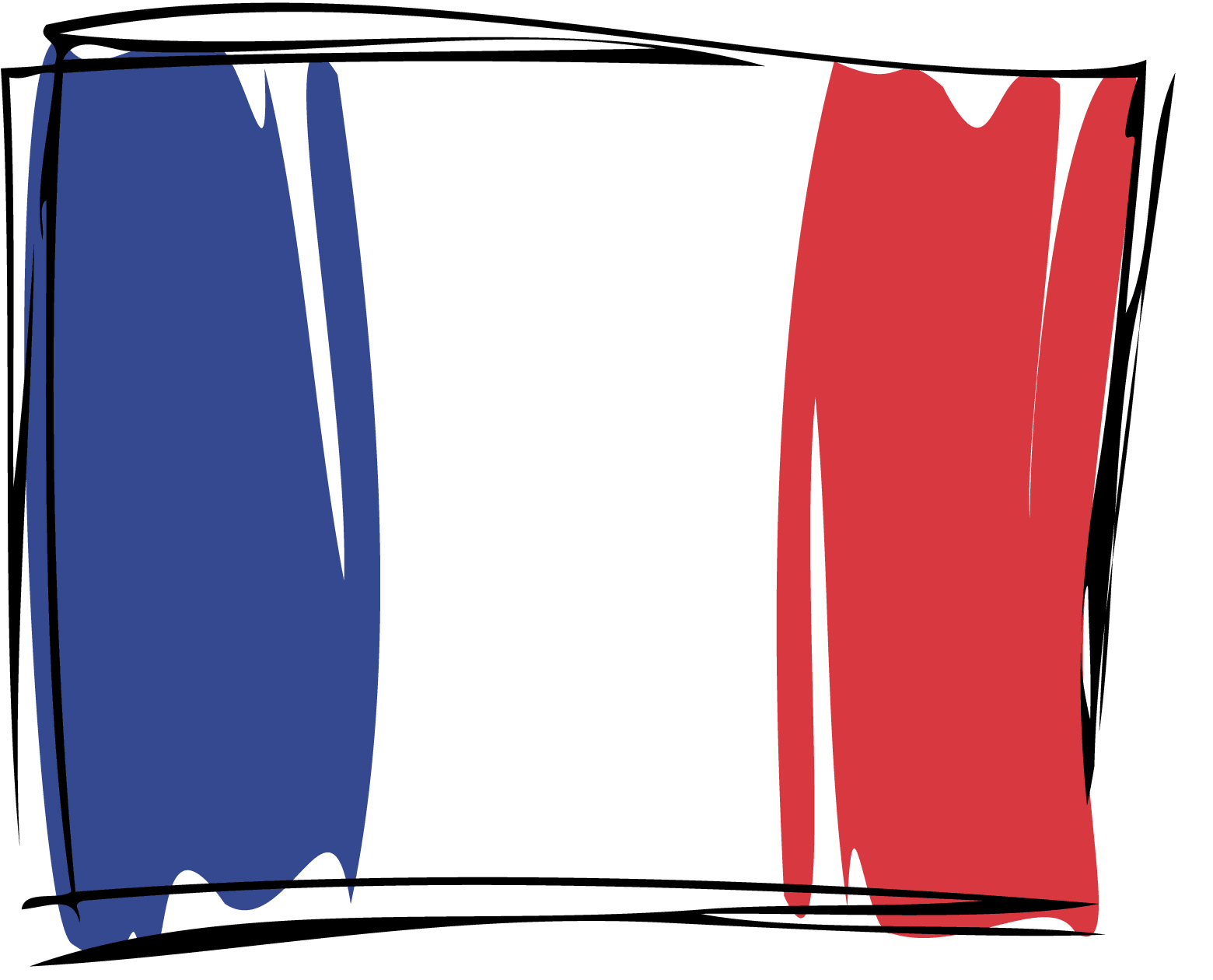 France Flag Clipart