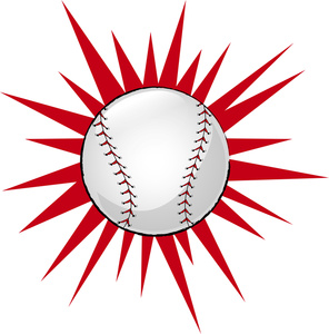 Baseball hitting bat clipart