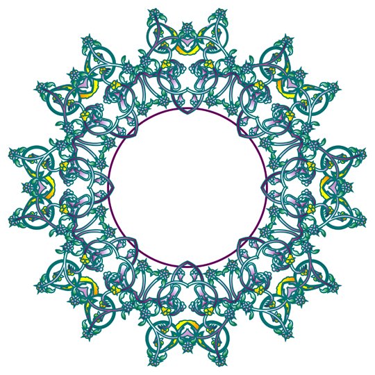 Islamic Border Design