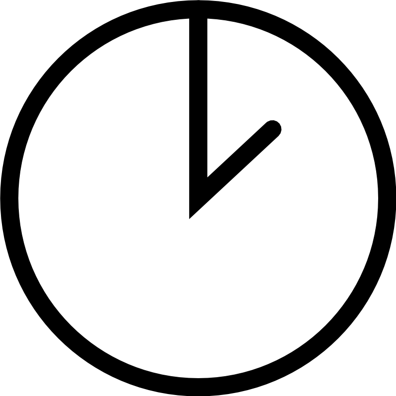 Blank clock clipart png