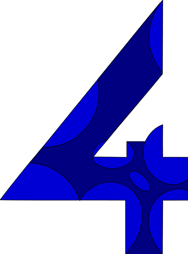 Animal Number Four Clipart - Cliparts and Others Art Inspiration